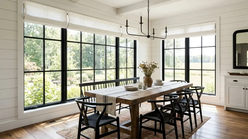 Black Window Frame Contrast