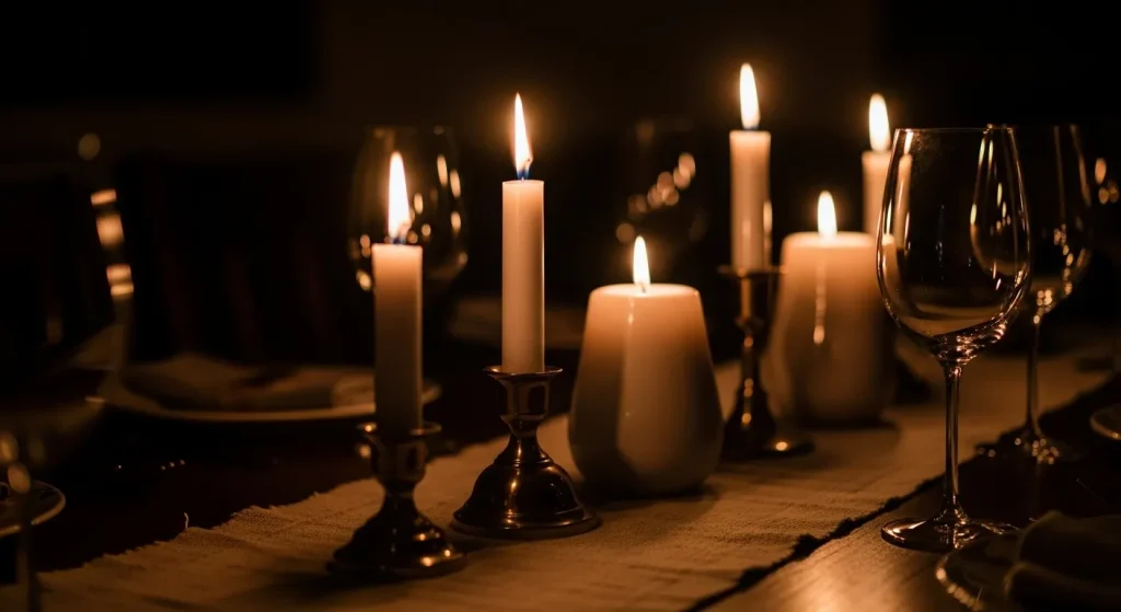 Candlelight as Centerpiece