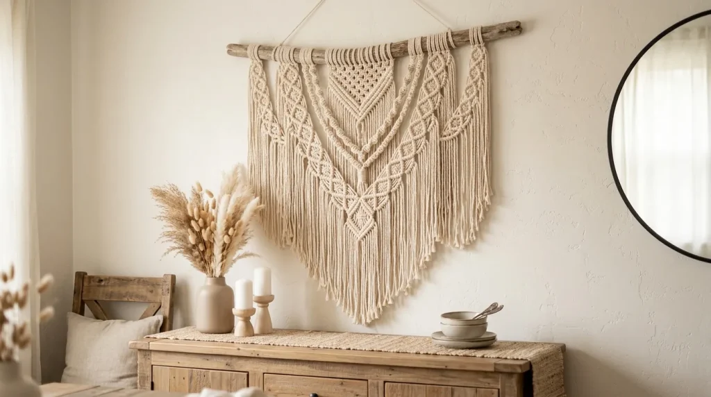 Cotton Macramé Wall Hanging