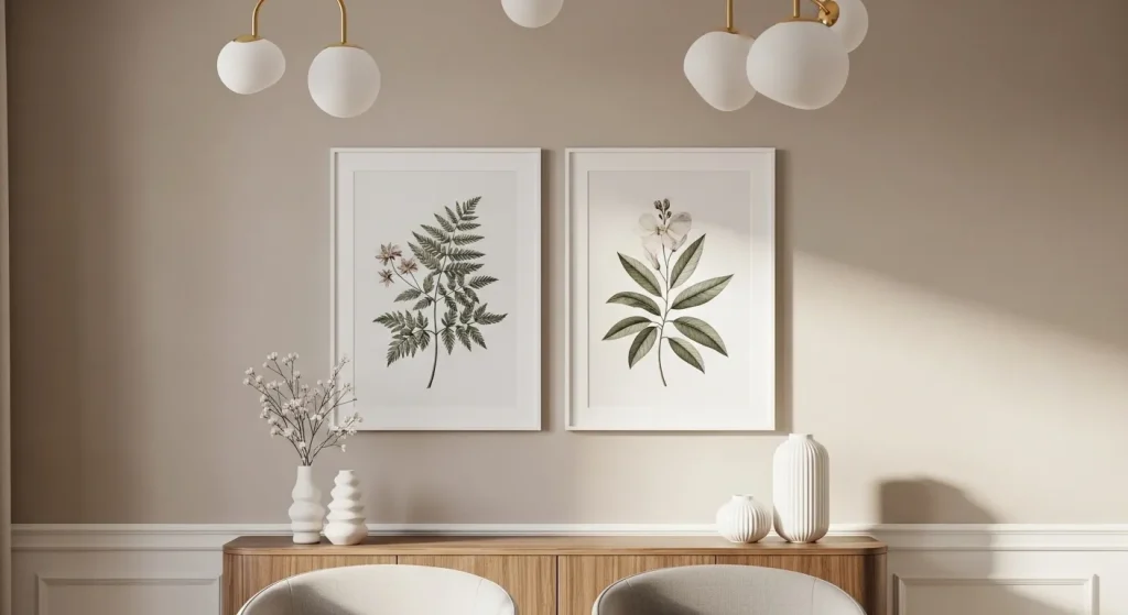 Large Framed Botanical Art