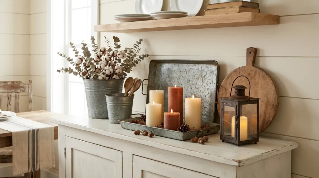 Vintage Galvanized Metal Accents