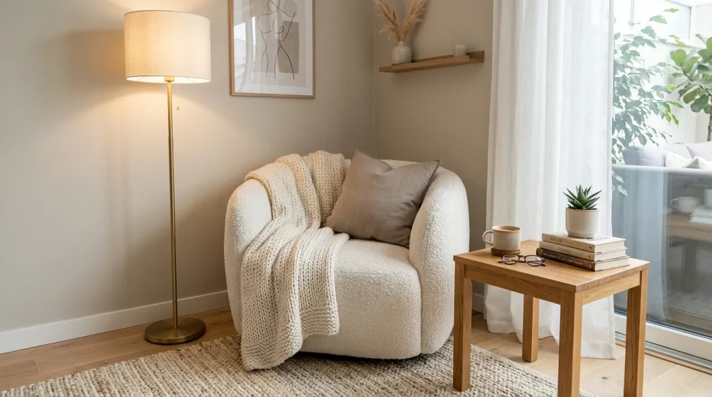Armchair Corner Setup