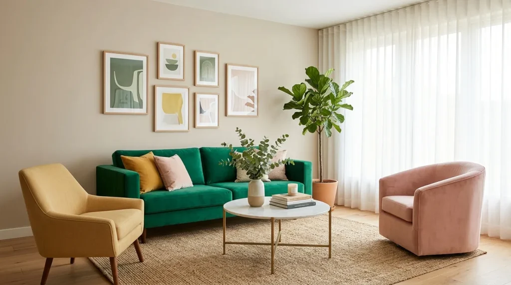 Bold Color Sofa Mix