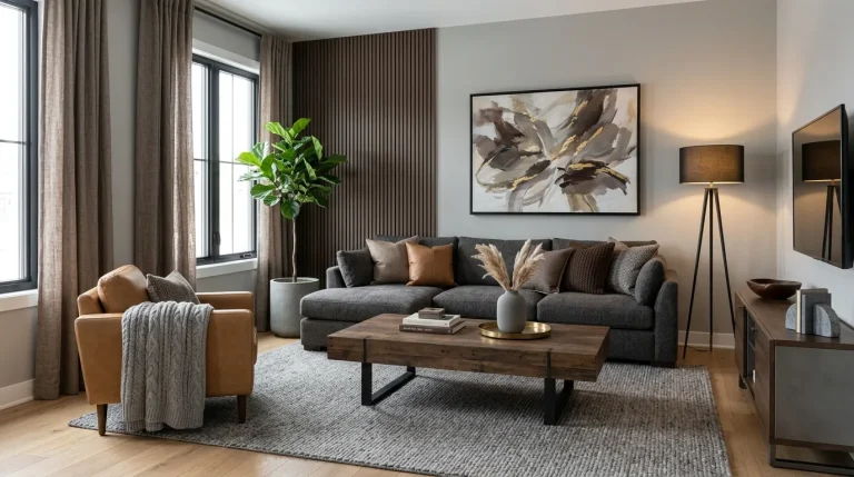 Brown and Grey Living Room Ideas