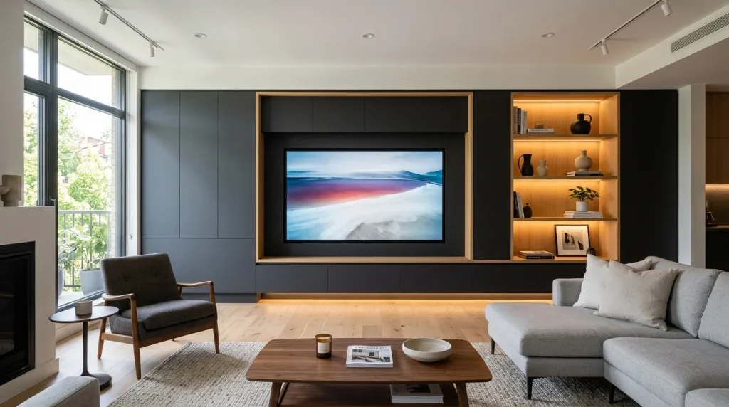 Built-In Media Wall