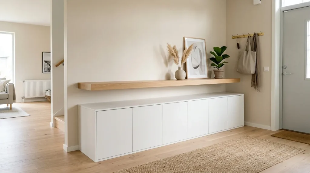 Built-In Shoe Storage