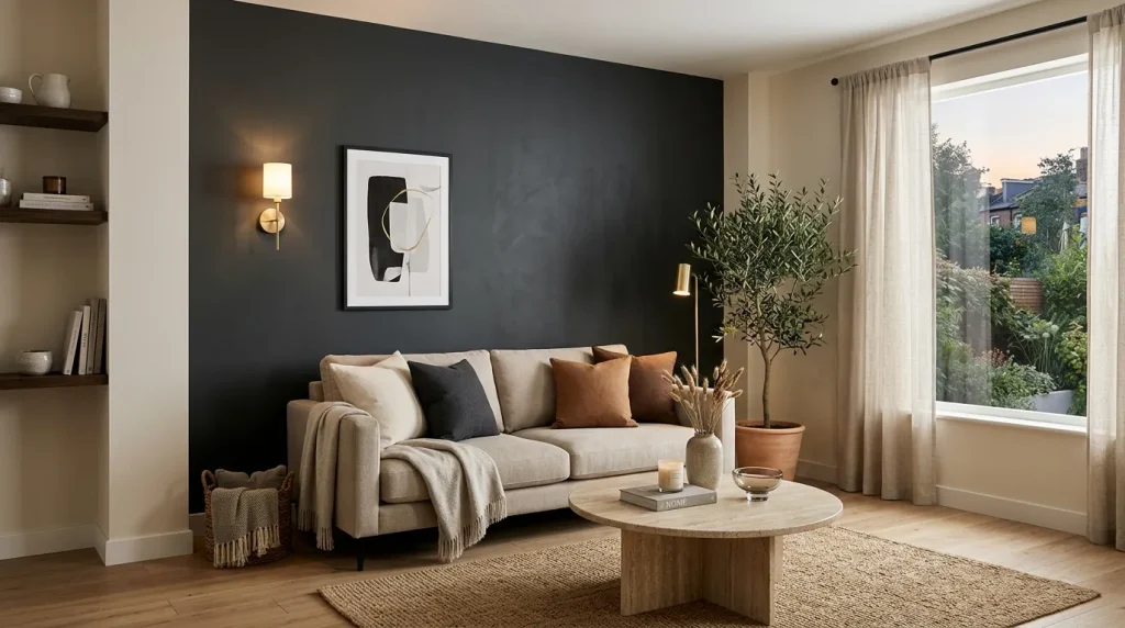 Charcoal Accent Wall