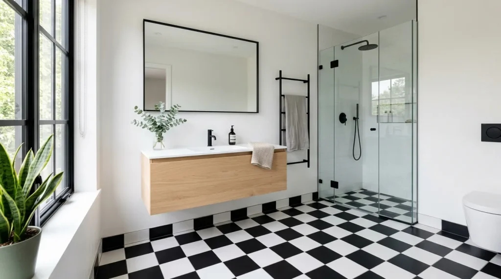 Checkered Floor Pattern