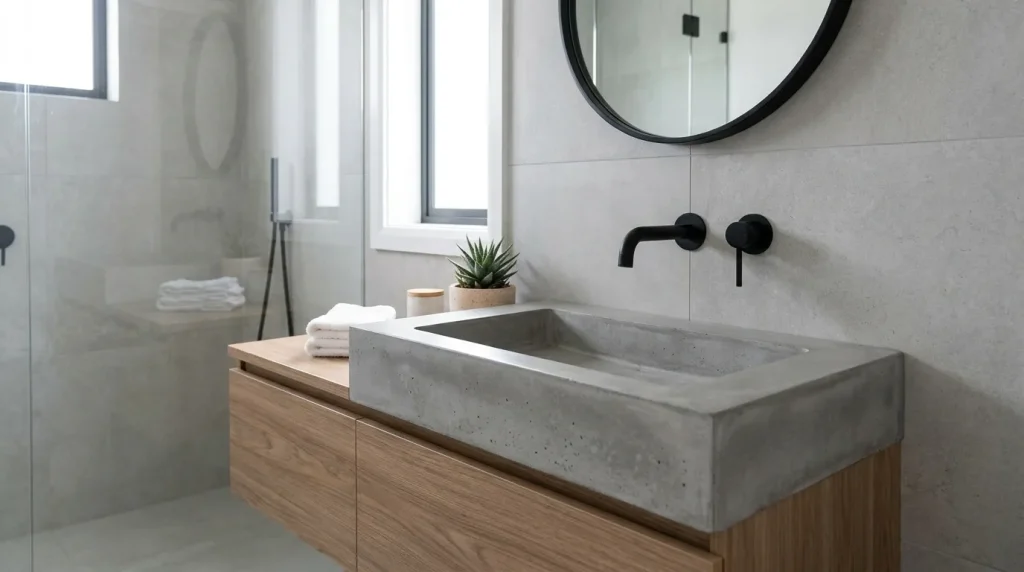Concrete Sink Finish
