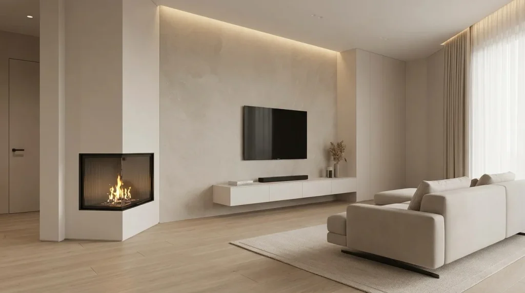 Corner Glass Flame