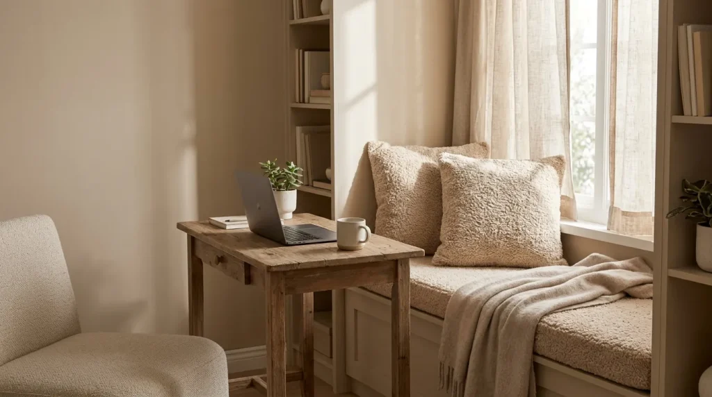 Cozy Reading Nook Desk