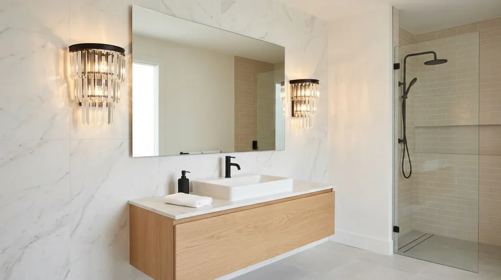 Crystal Wall Sconces Glow