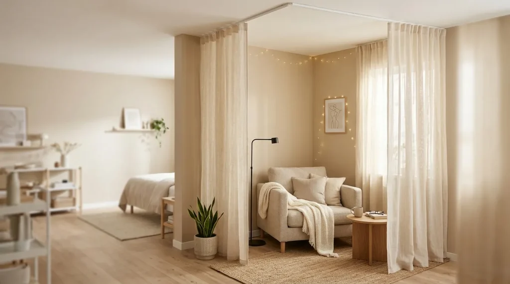 Curtain Divider Nook