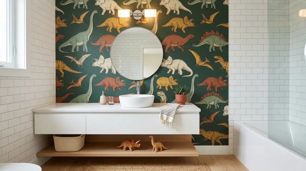 Dinosaur Wallpaper Accent