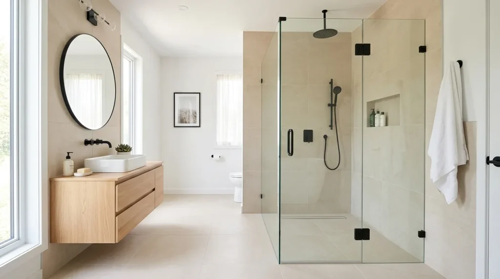 Frameless Glass Shower