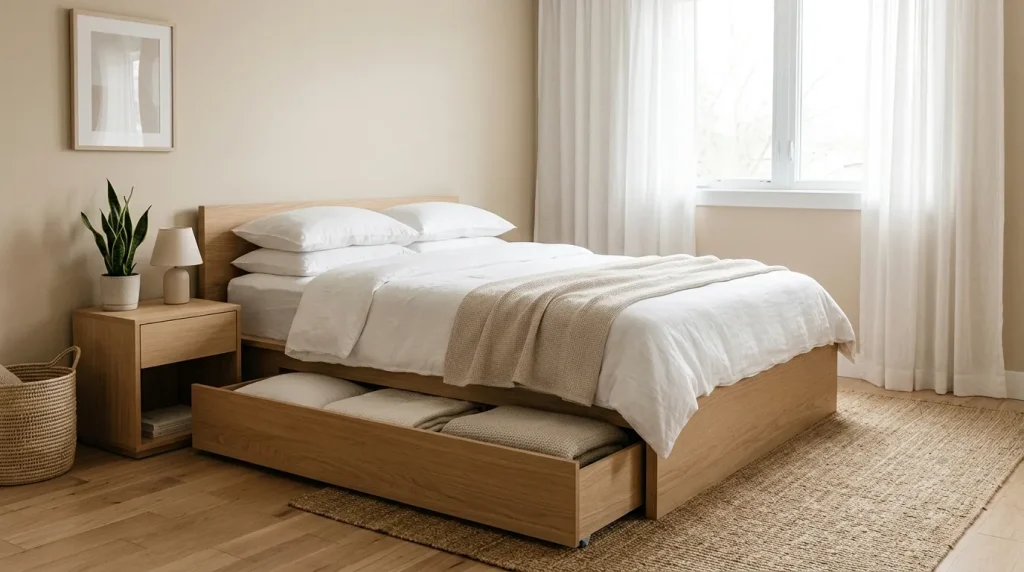 Hidden Storage Beds