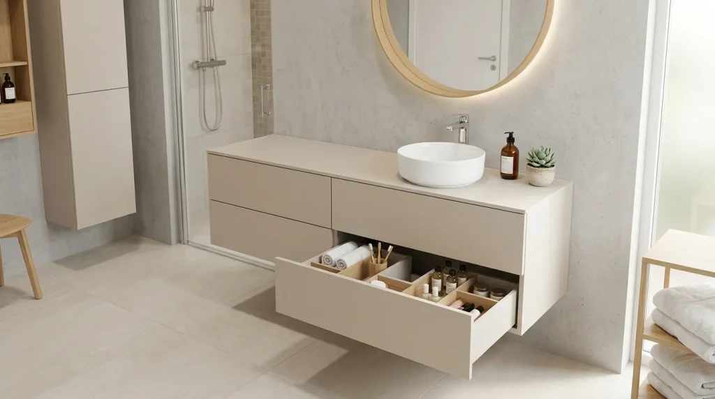 Hidden Storage Drawers