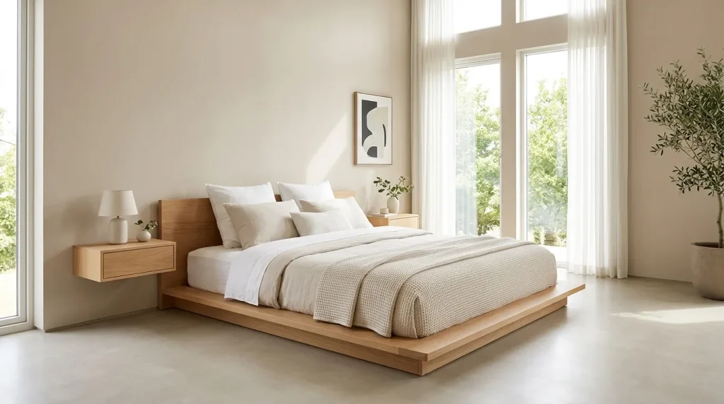 Low Platform Bed Style