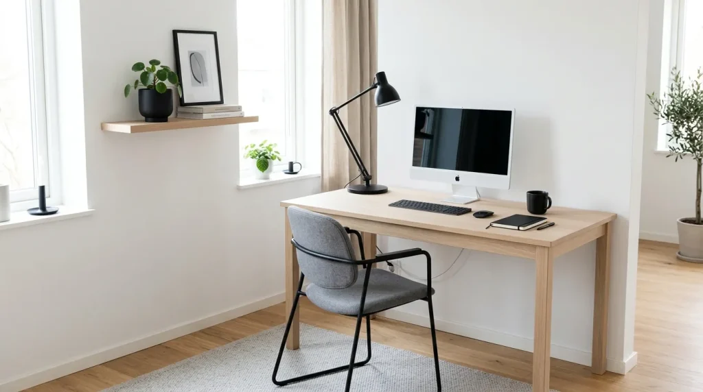 Matte Black Accents office
