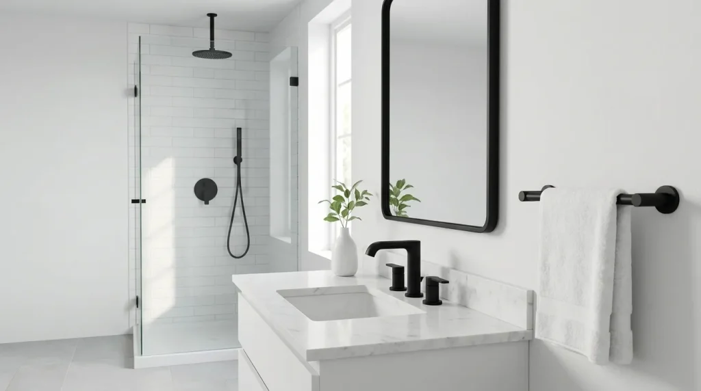 Matte Black Fixtures