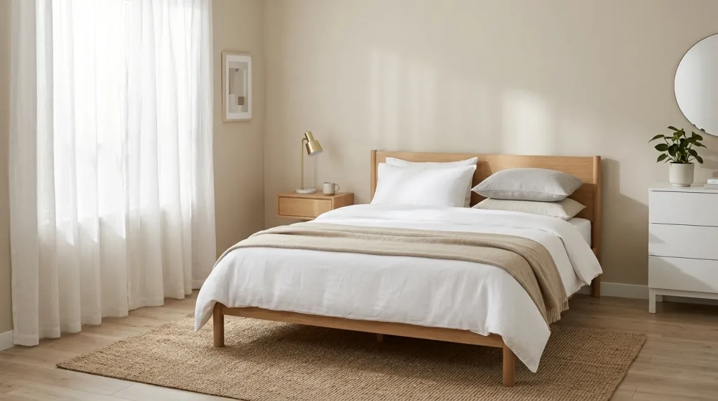 Minimal Bed Styling