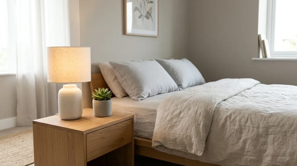 Minimal Bedside Styling