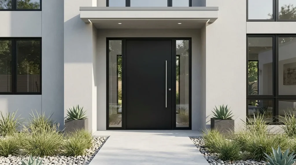 Minimal Black Door