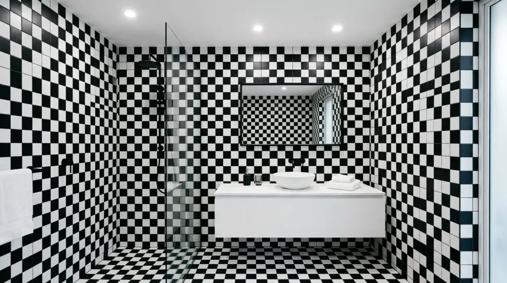 Monochrome Tile Grid