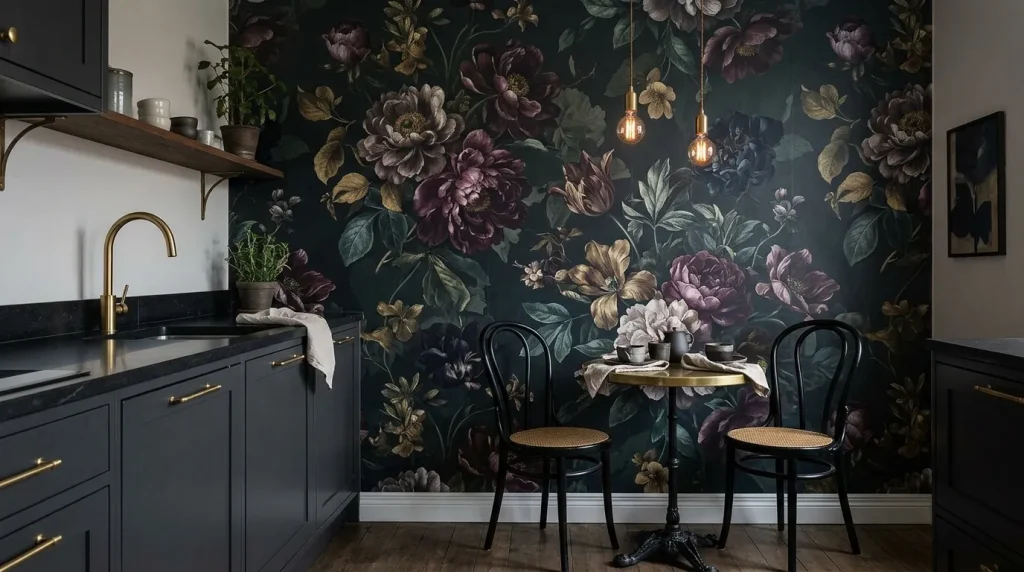 Moody Dark Florals