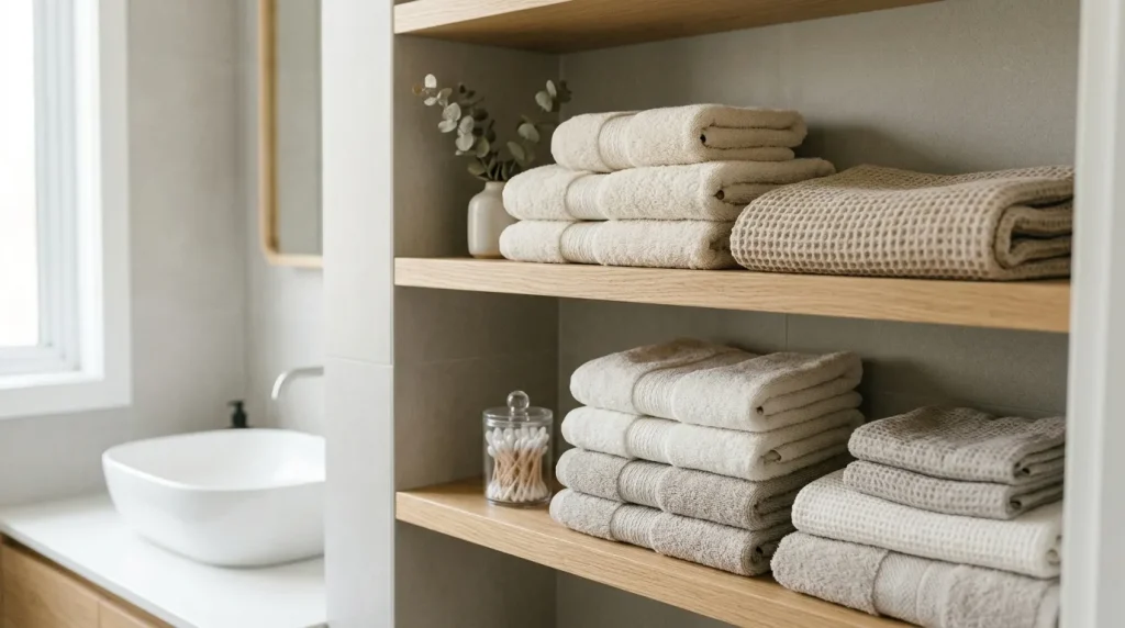 Neutral Textured Towels