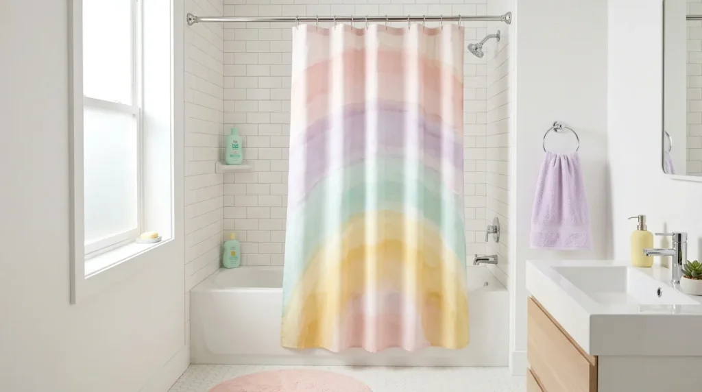 Rainbow Shower Curtain