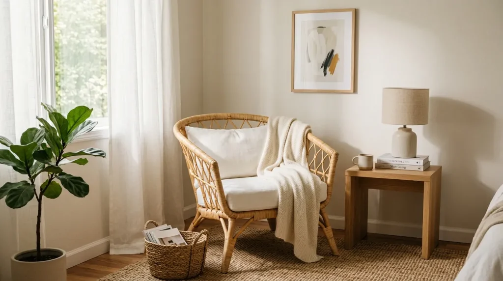 Rattan Reading Chair