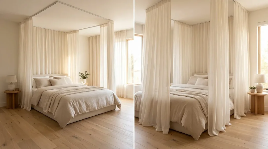 Soft Canopy Drapes