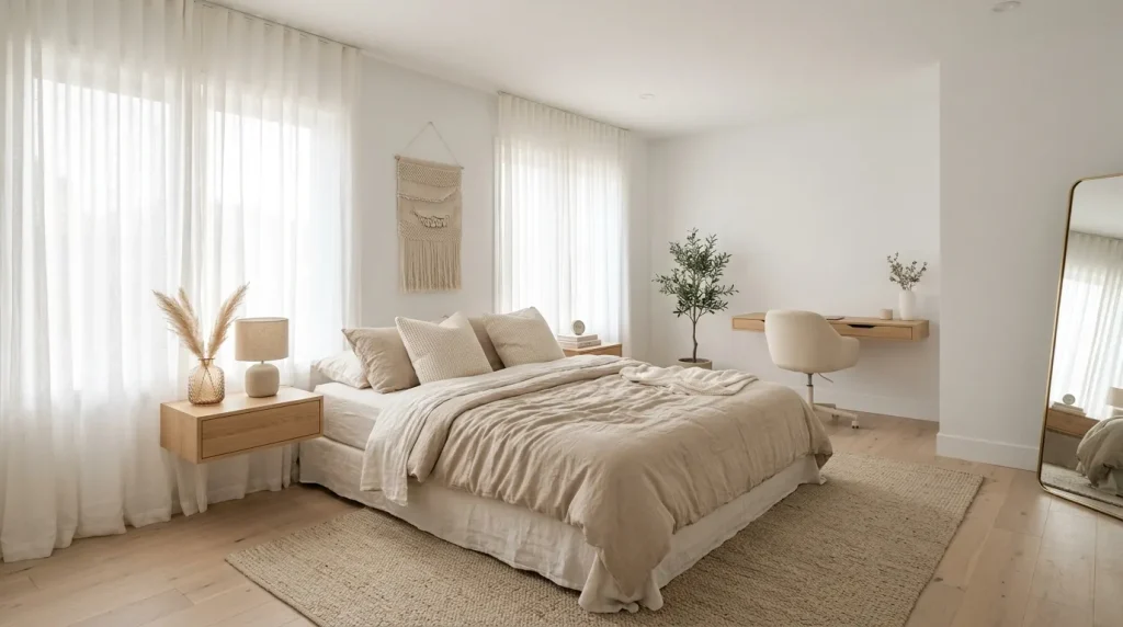 Soft White Bedding