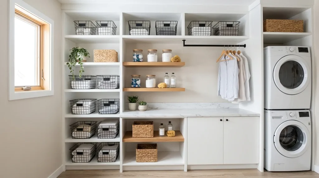 Stacked Storage Wall