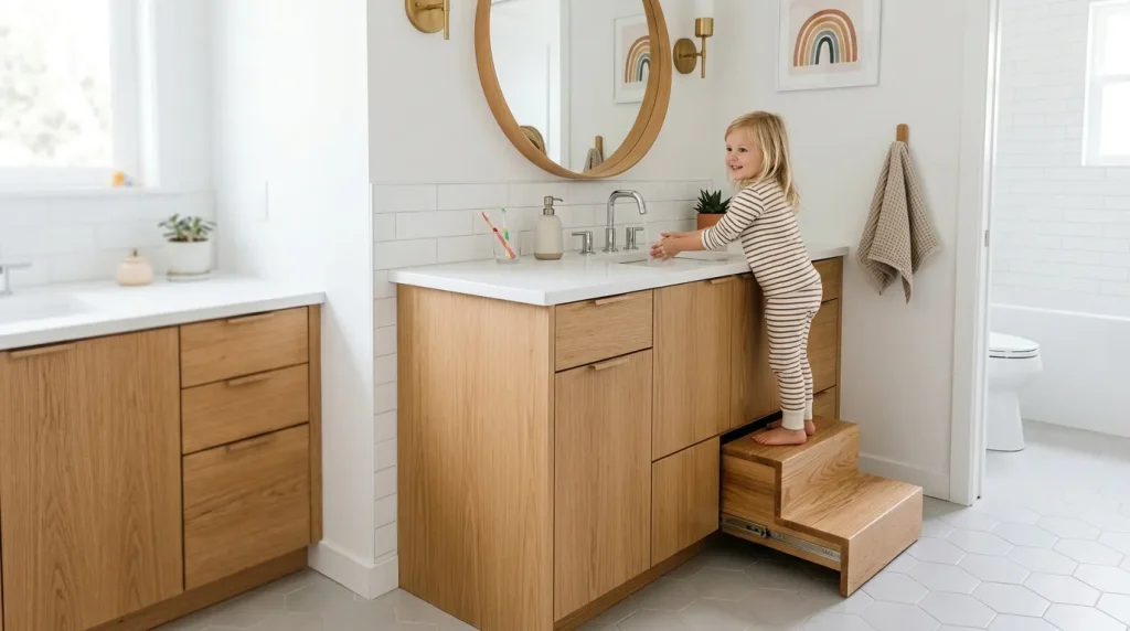 Step Stool Built-In