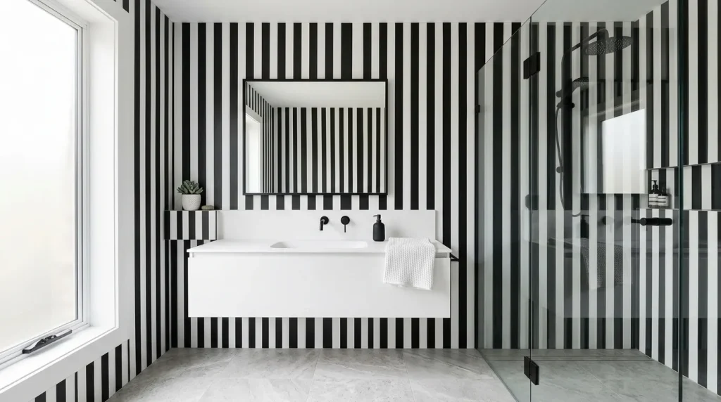 Striped Wall Panels