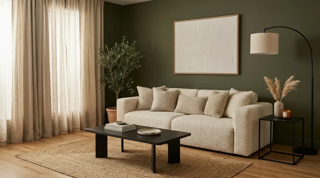 Textured Neutral Sofa