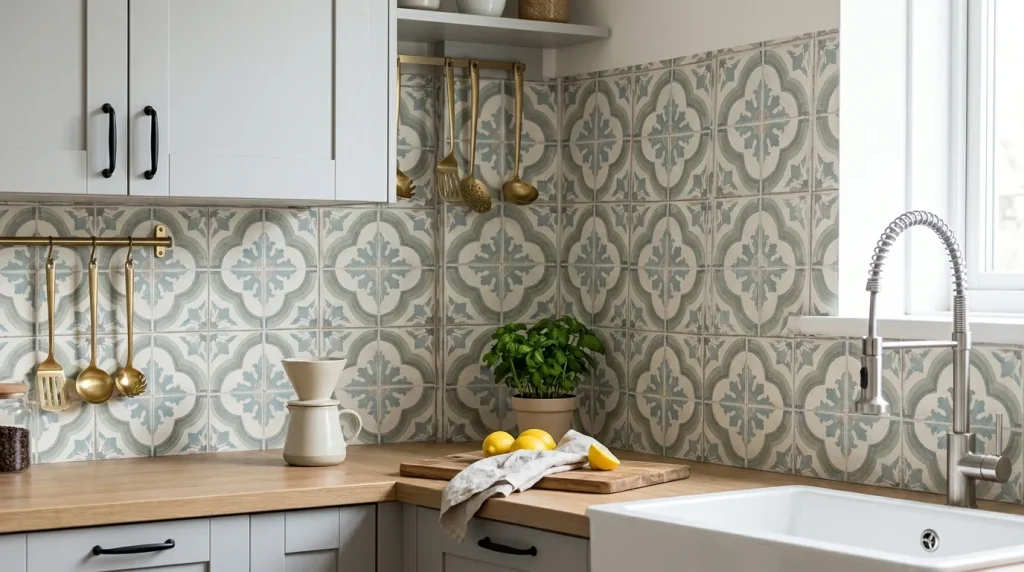 Vintage Tile Illusion