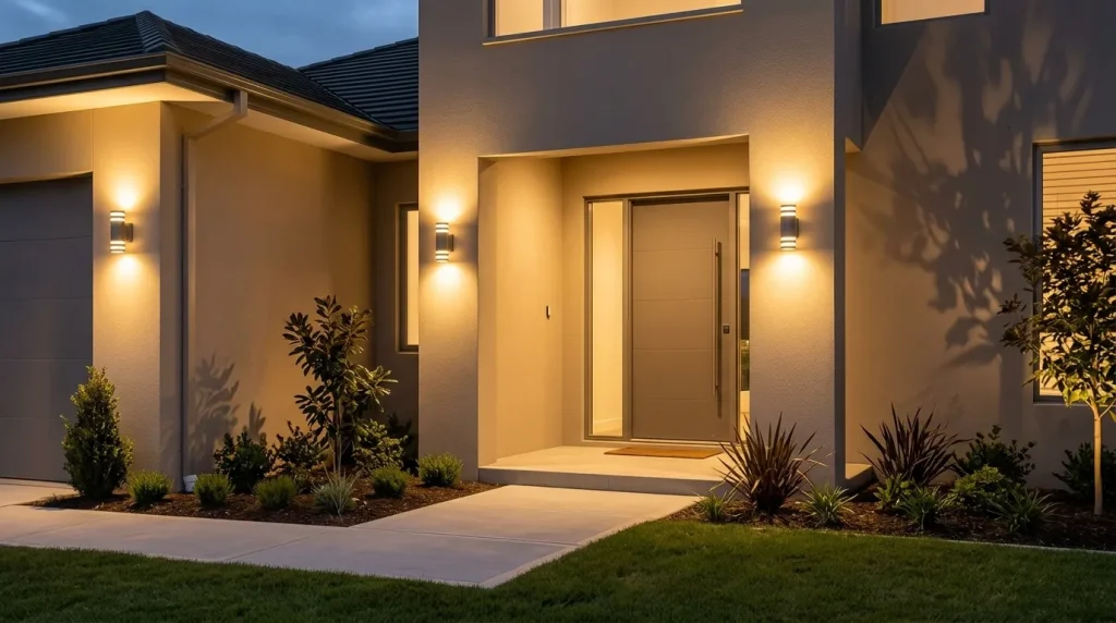 Warm Lighting Entry