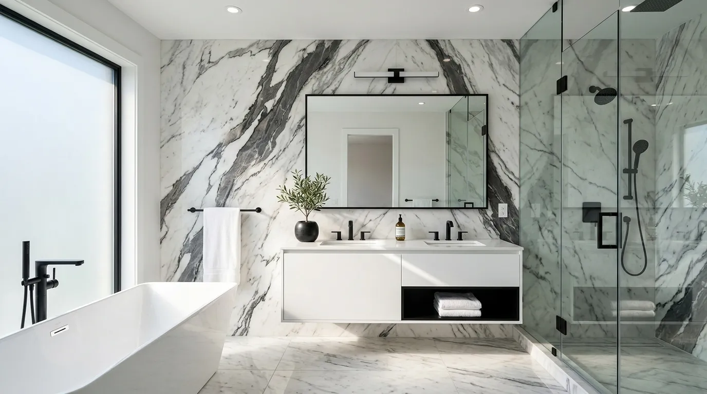 black and white bathroom ideas