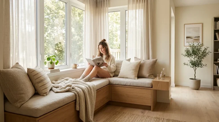 cozy reading nook
