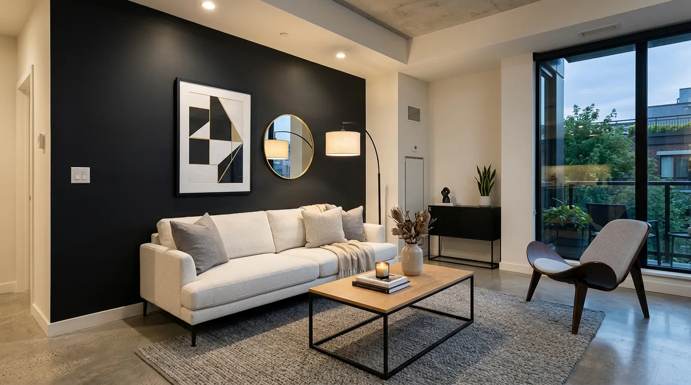 masculine living room