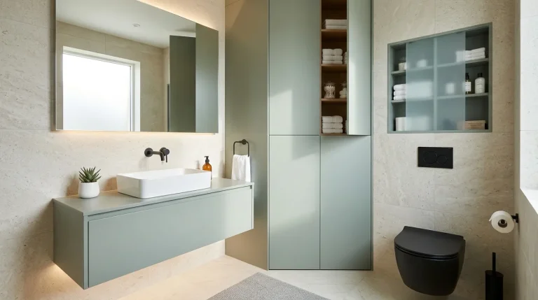 pewter green bathroom ideas