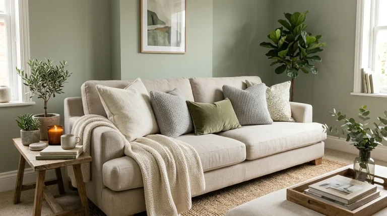 sage green living room ideas