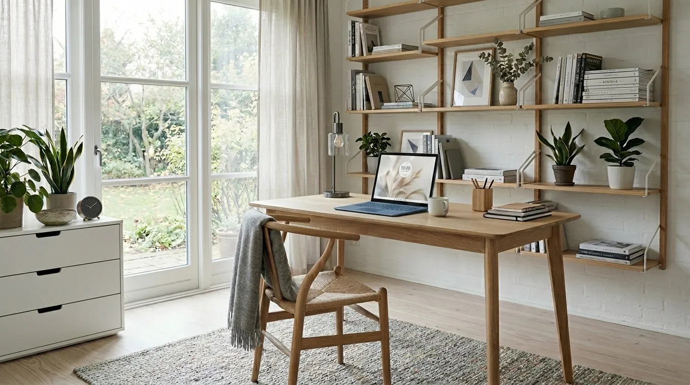 scandinavian home office