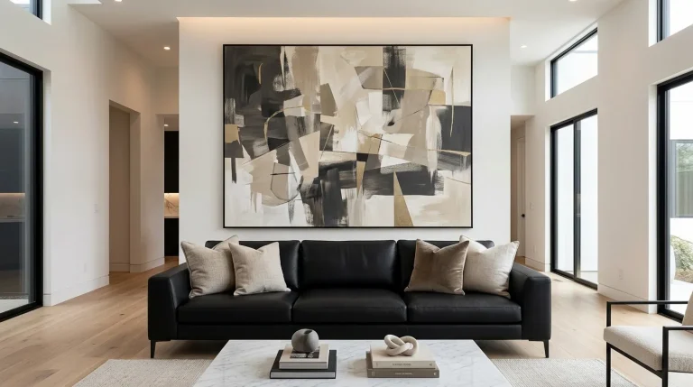 Black couch living room ideas