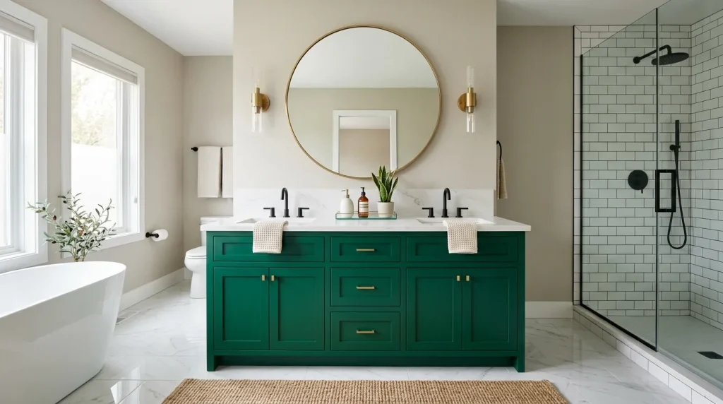 Bold Color Vanity