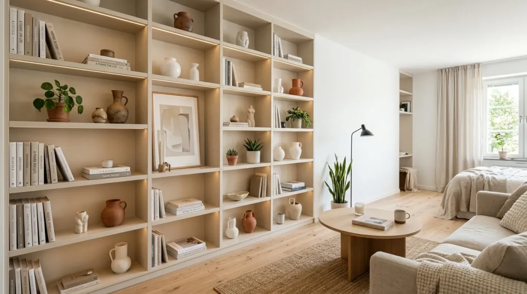 Built-In Wall Shelves