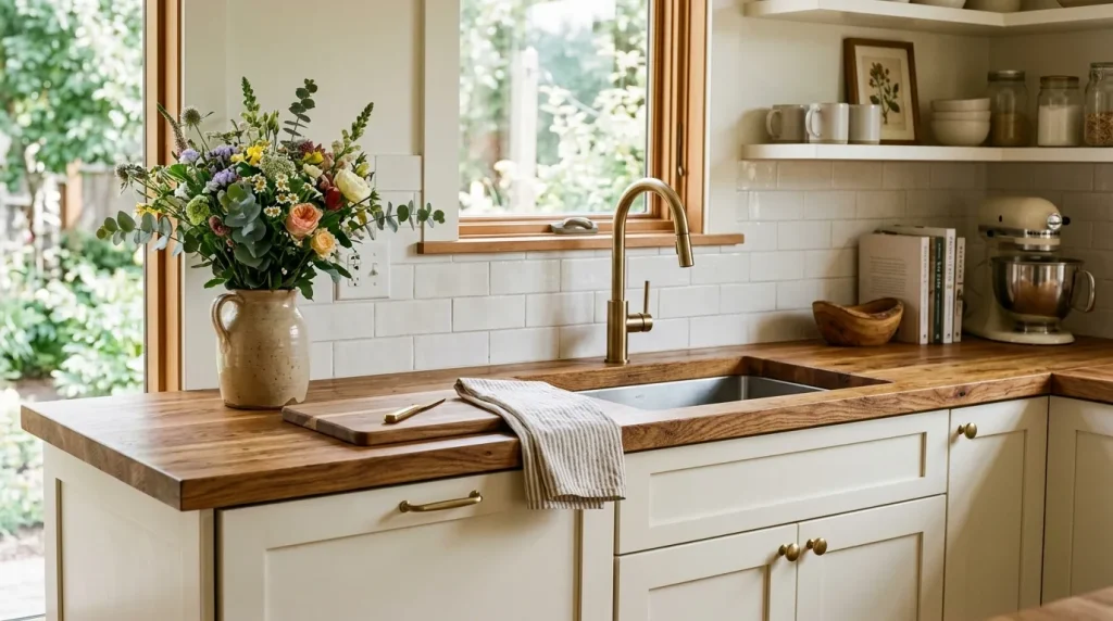 Butcher Block Counter